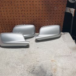 E46 Mirror, Cap Silver