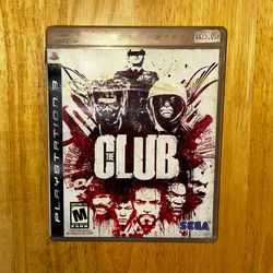 The Club Multiplayer Game For The PlayStation 3 (PS3) 