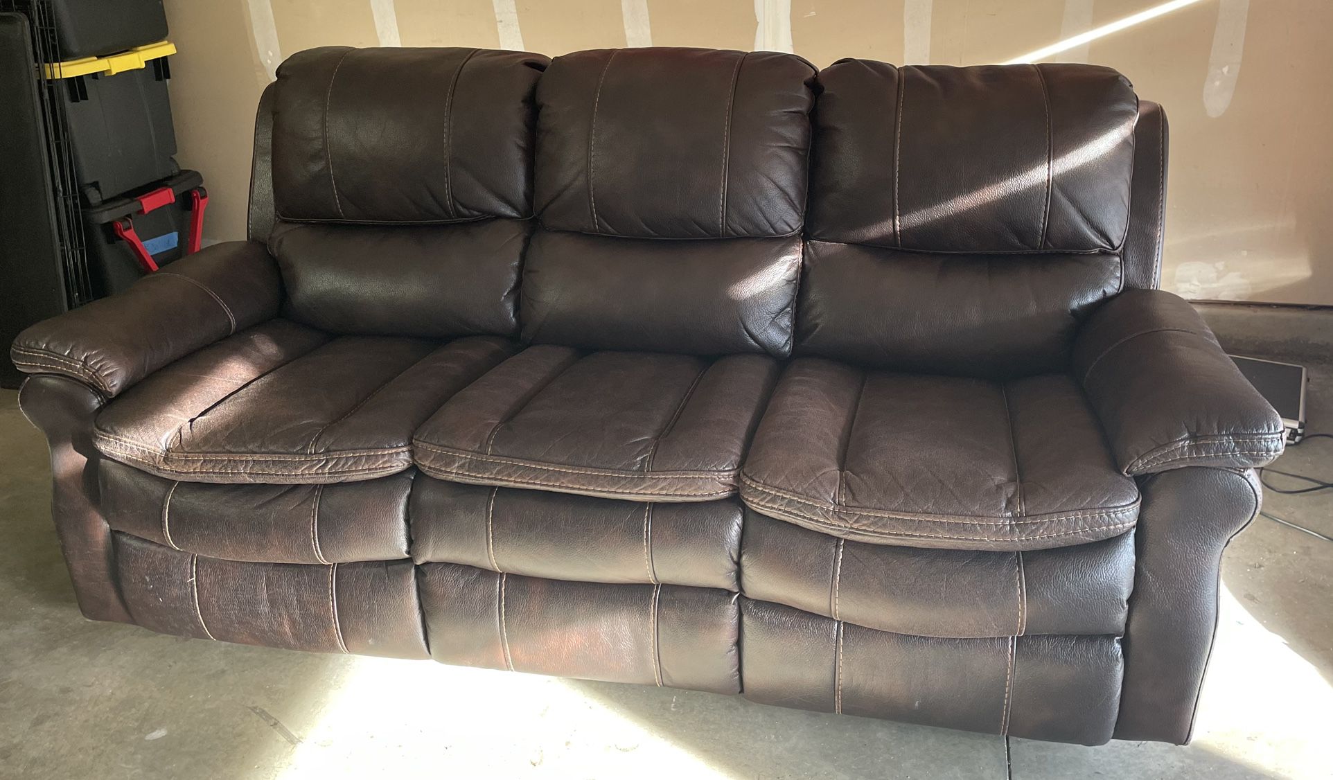 Electric Recliner Sofa And Love Seat. 