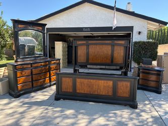 Bedroom set California King dresser mirror