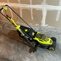 Ryobi Mower and Weed Whacker