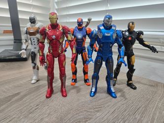 Hasbro Marvel Iron Man Figures 6-Inch – Lot of 5