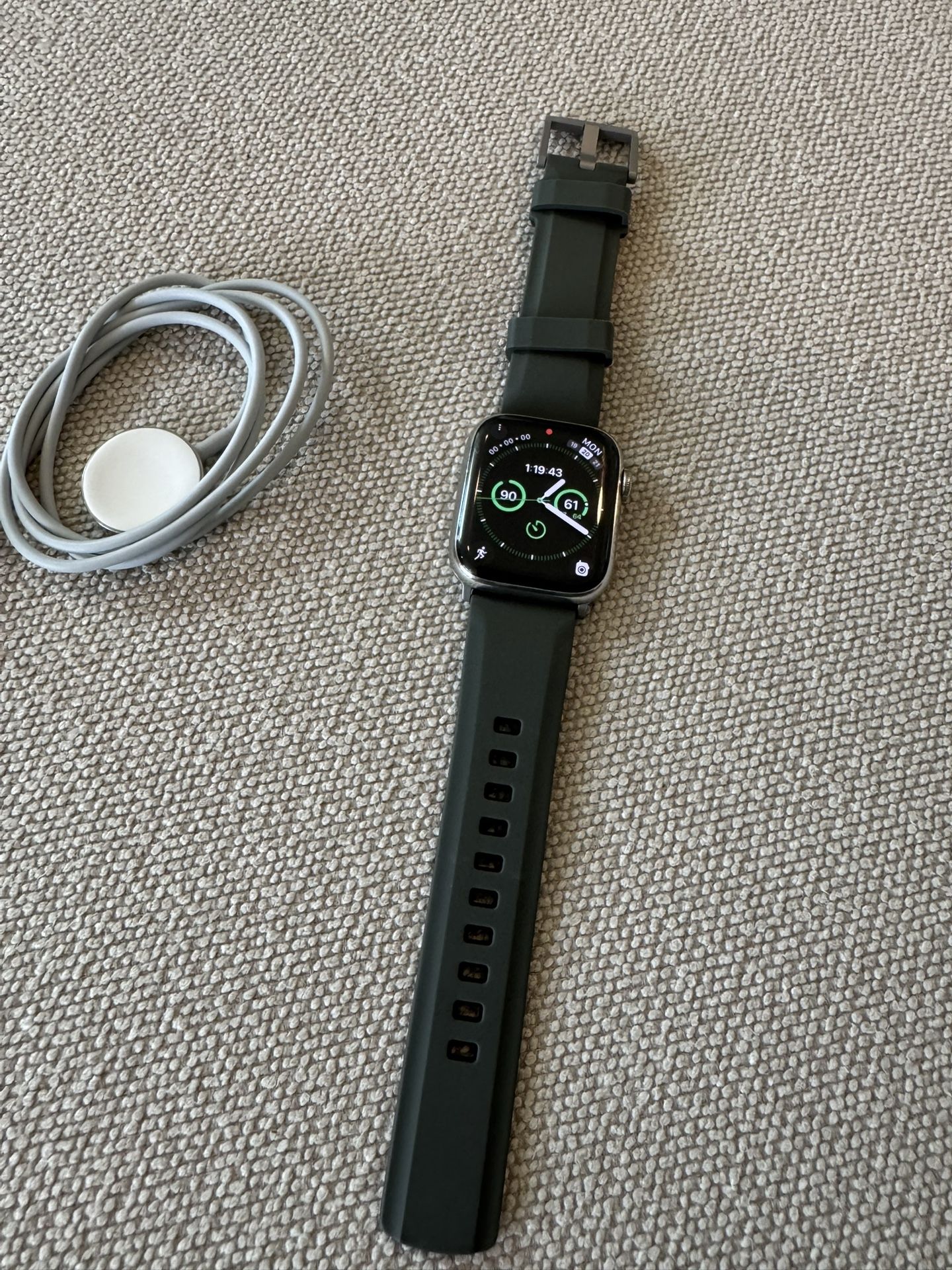 Apple Watch Series 9 45MM Silver Stainles Steel - Wifi+4G - Exc Cond!