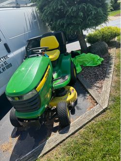 John Deere X300 lawn mower