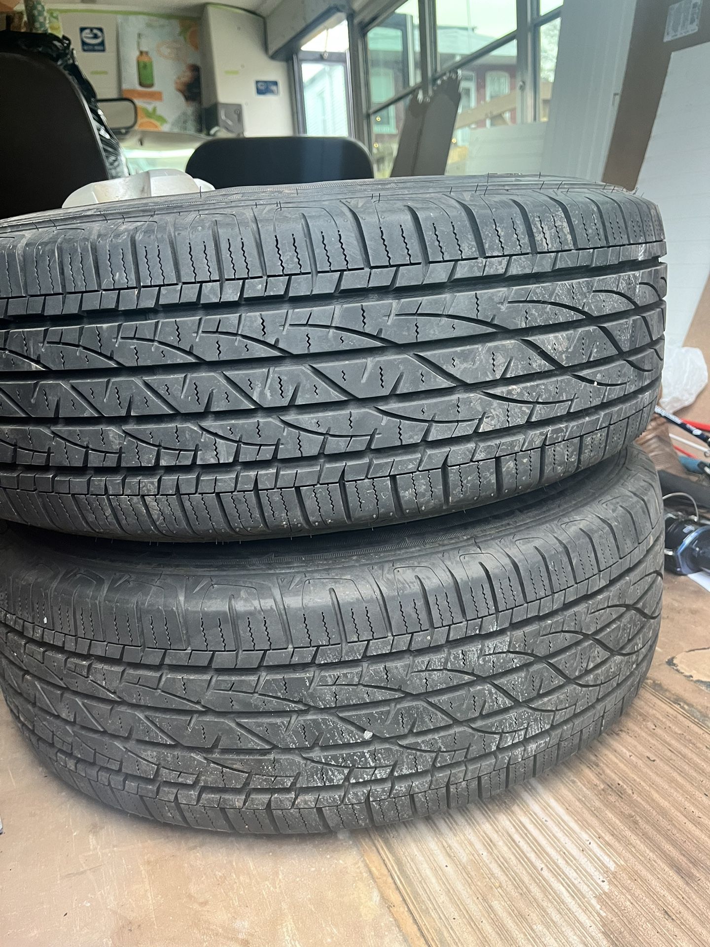4 New Tires With Rims And Caps 245-70-16