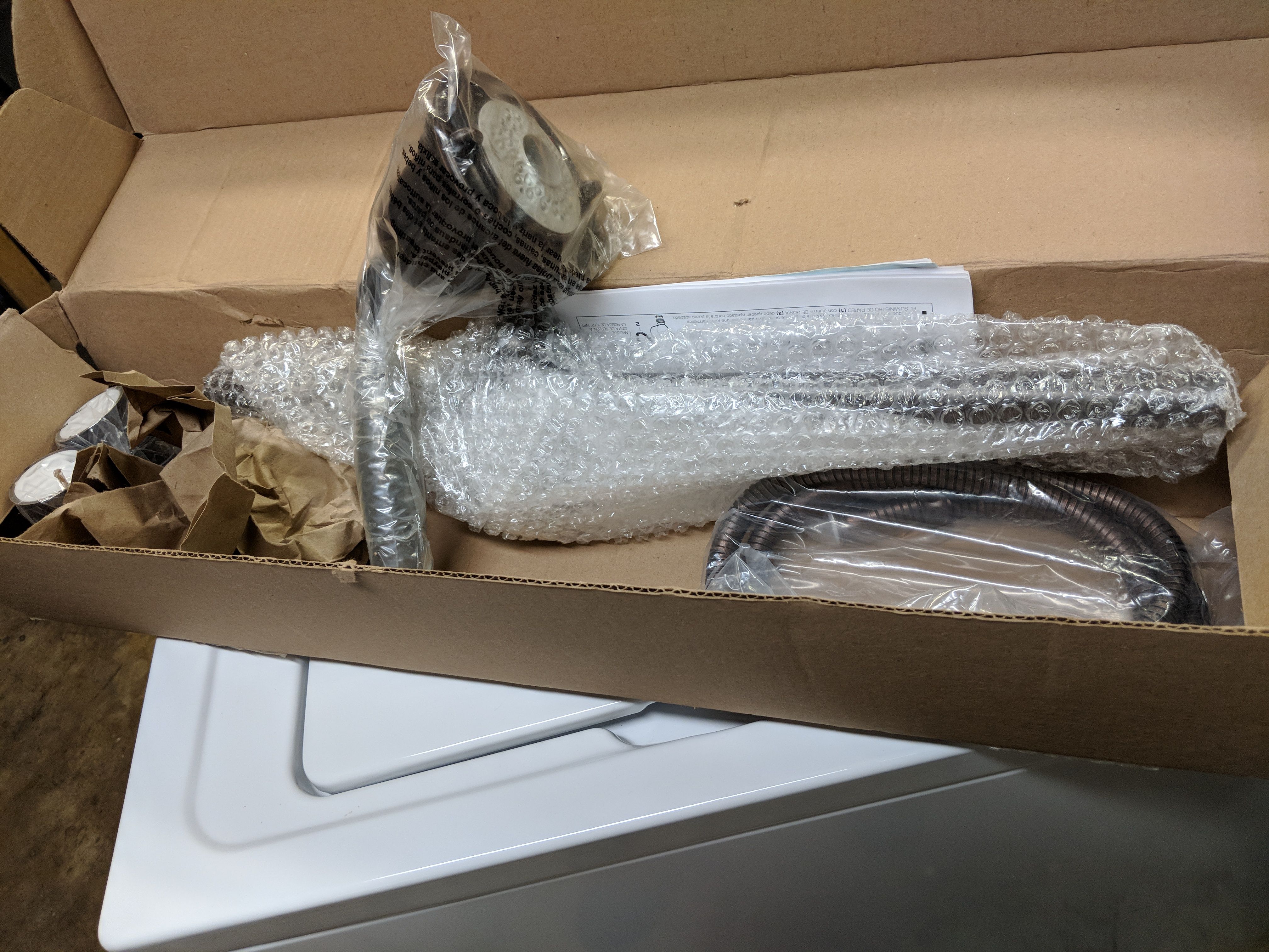 Hand held shower head