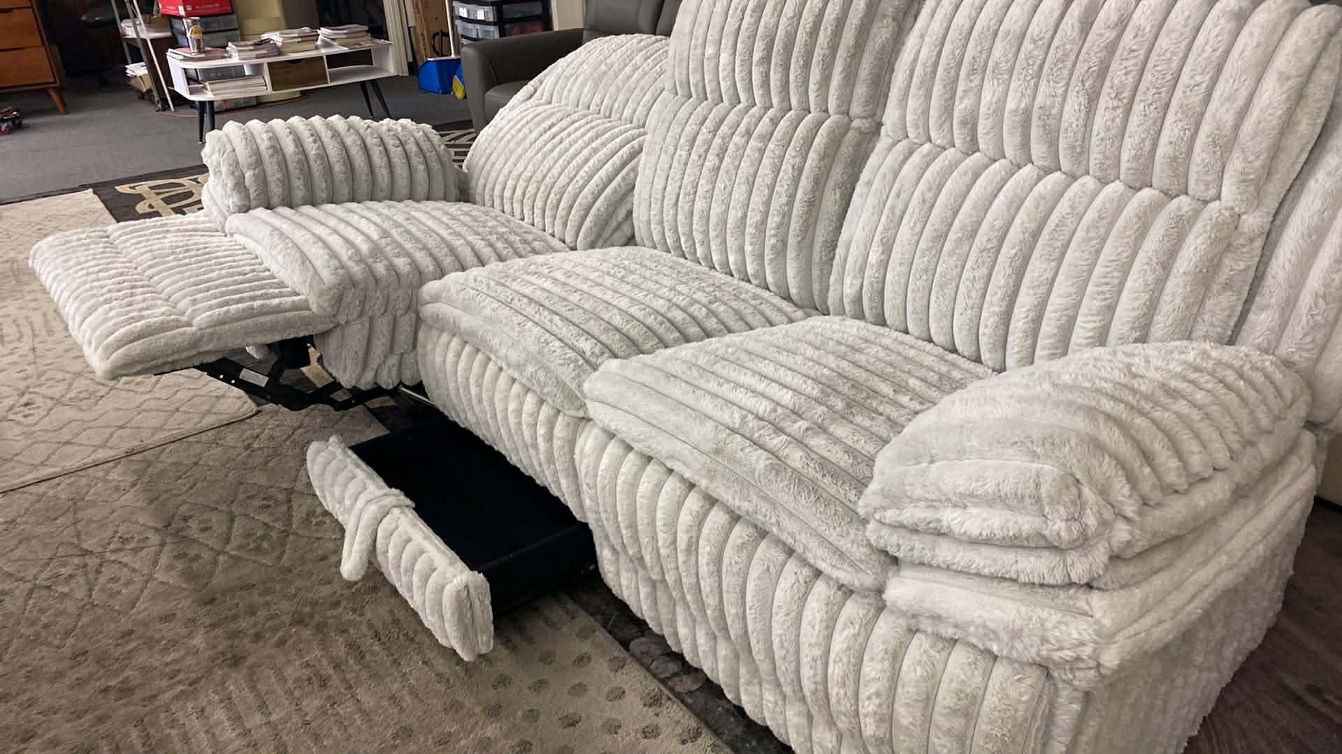 New Recliner Sofa Couch with USB & Cup Holders! 