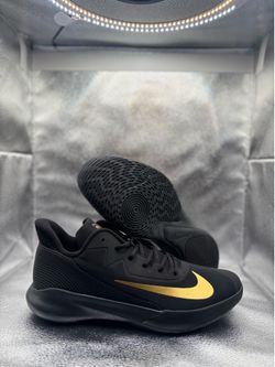 Nike precision 4 black metallic gold