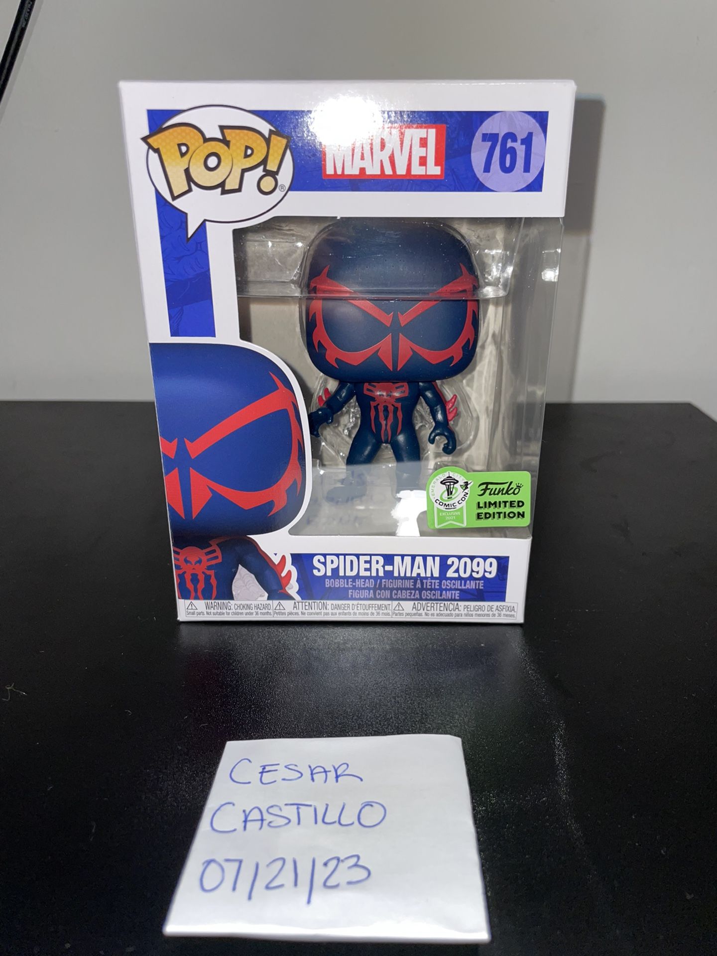 Funko POP! Marvel Spider-Man 2099 ECCC 2021 Exclusive Action Figure