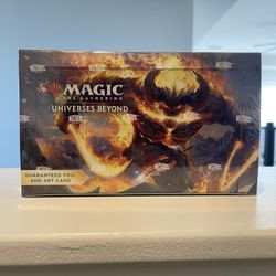 MTG Middle Earth Set Booster Box LOTR Sealed/New