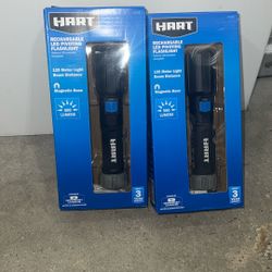 Heart Rechargeable, Led Pivoting, Flashlight With Magnet