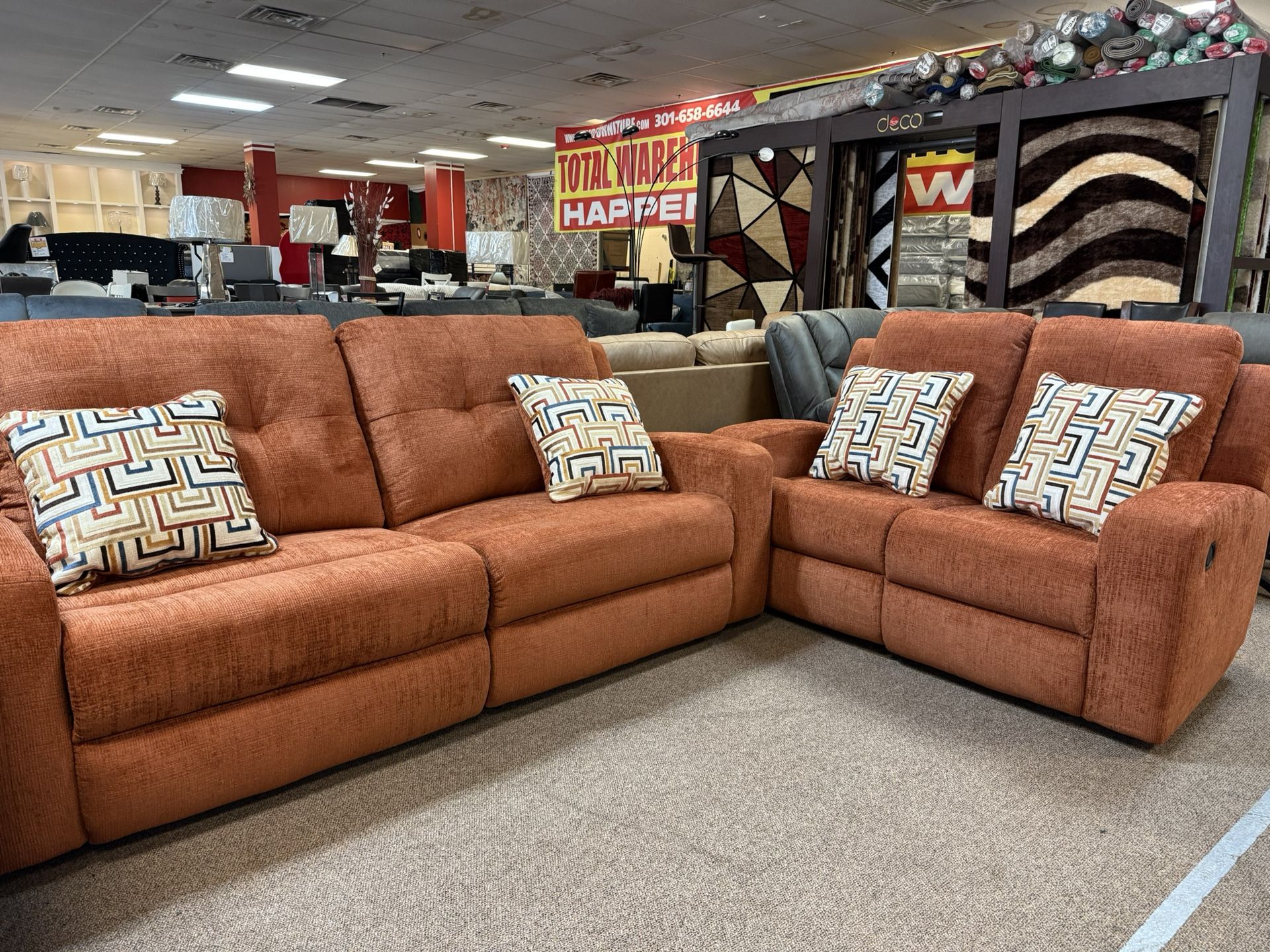 Sofá And Love Seat Reclining