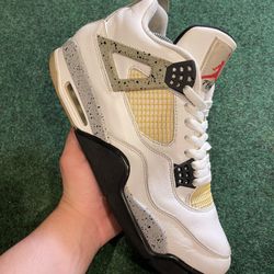 Size 12 - Jordan 4 White Cement 2016 