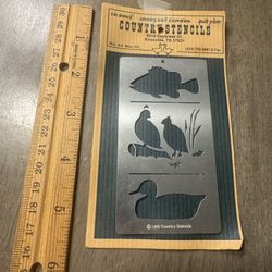 Country Stencils tin stencil - 1990. NEW 