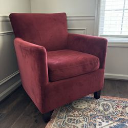 Beautiful Burgundy Red Arm Chair