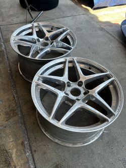 Astros Kansei 18x9.5 pair chrome 5x120