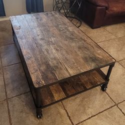Restoration Hardware Dutch Industrial Coffee Table – $300