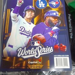 World Series Program Dodgers Vs Bluejay