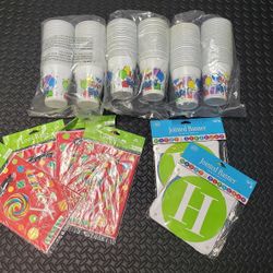 Colorful Party Supplies Set