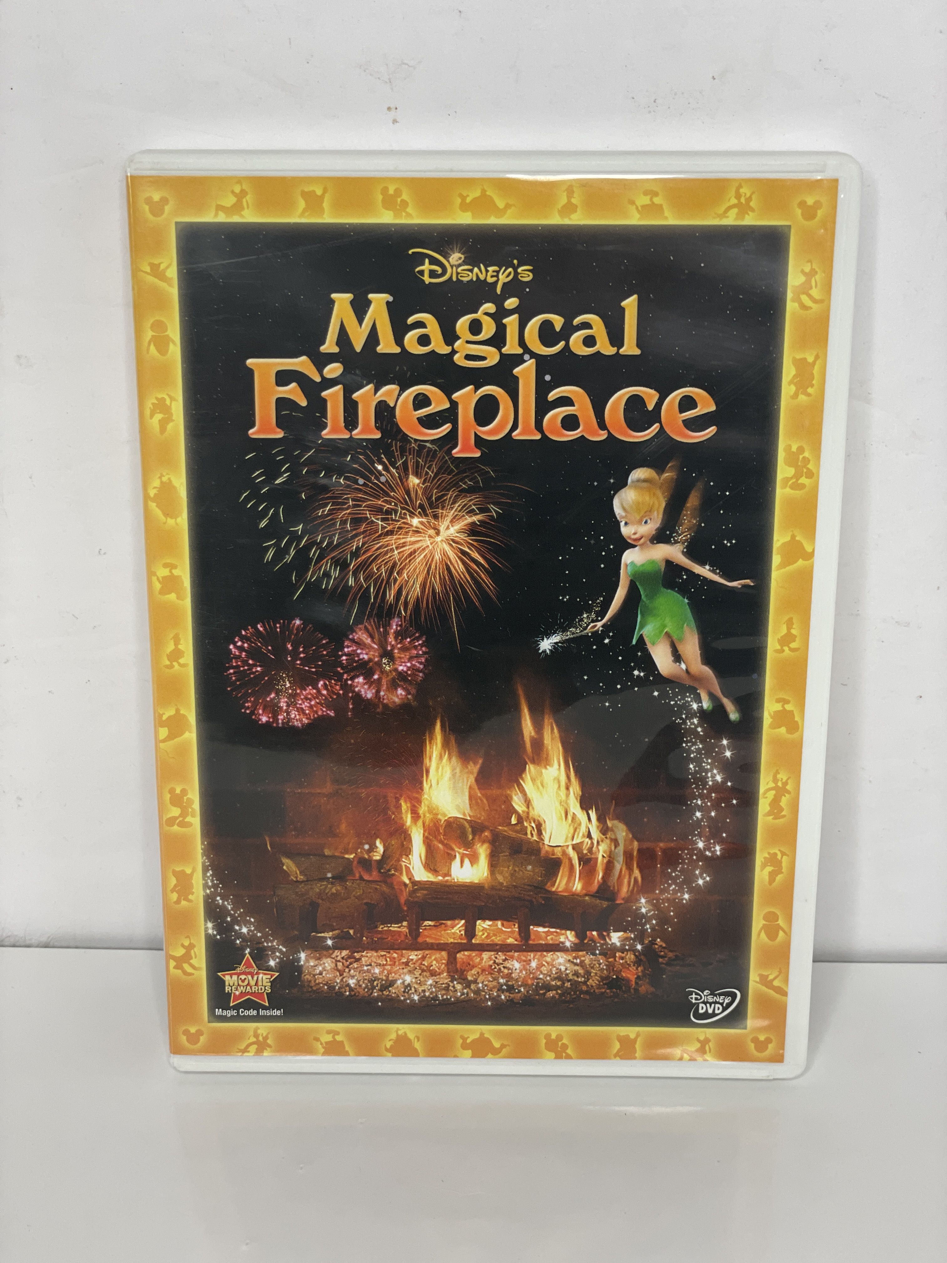 Disney's Magical Fun Virtual Fireplace Christmas Music Fire for Television DVD
