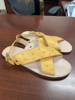 Huaraches de piel exotica original