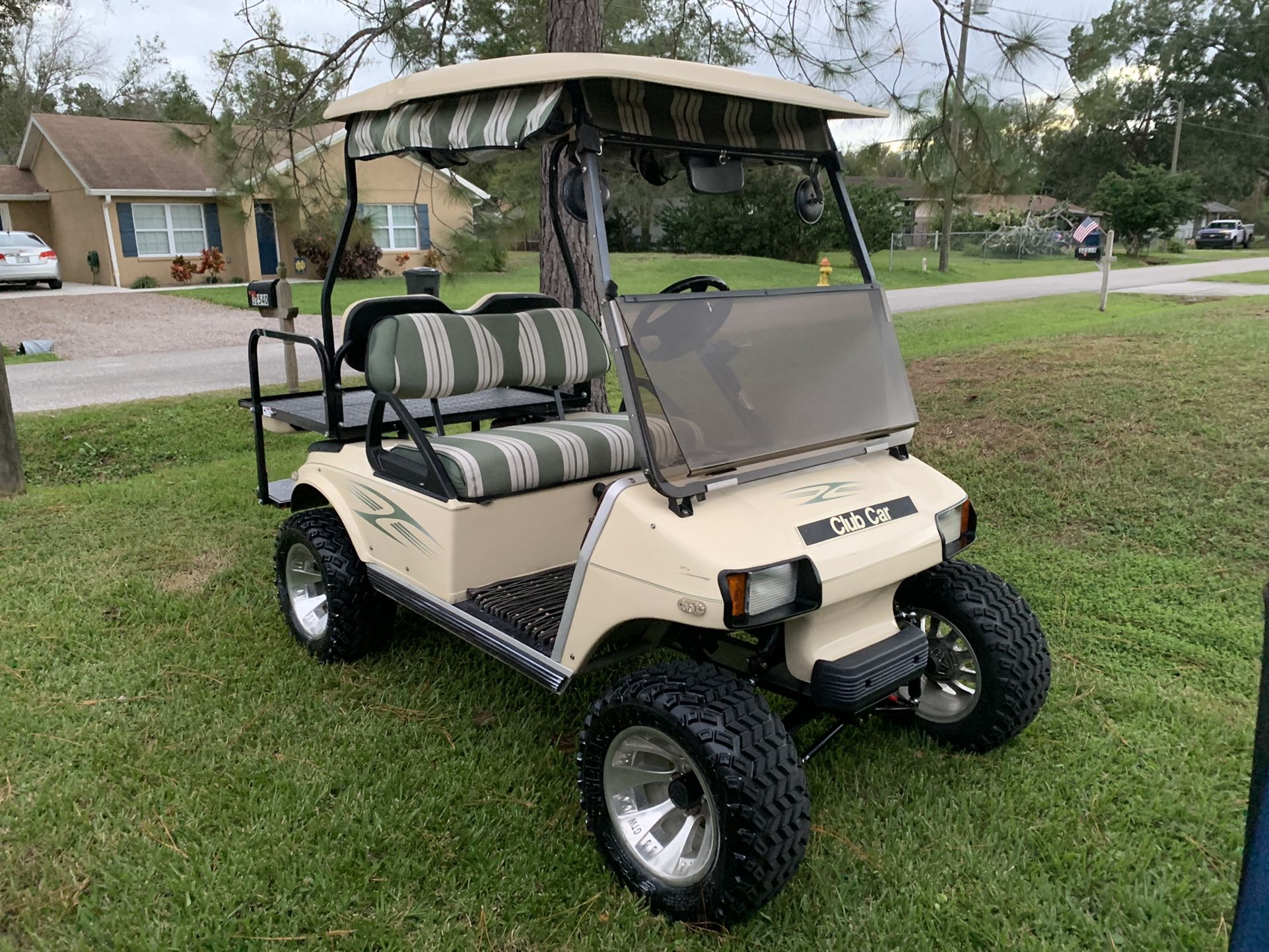 Lifted Club Car Golf Cart