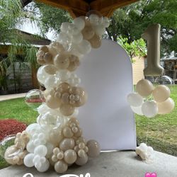 1st Birthday/Baptism Balloon Decor