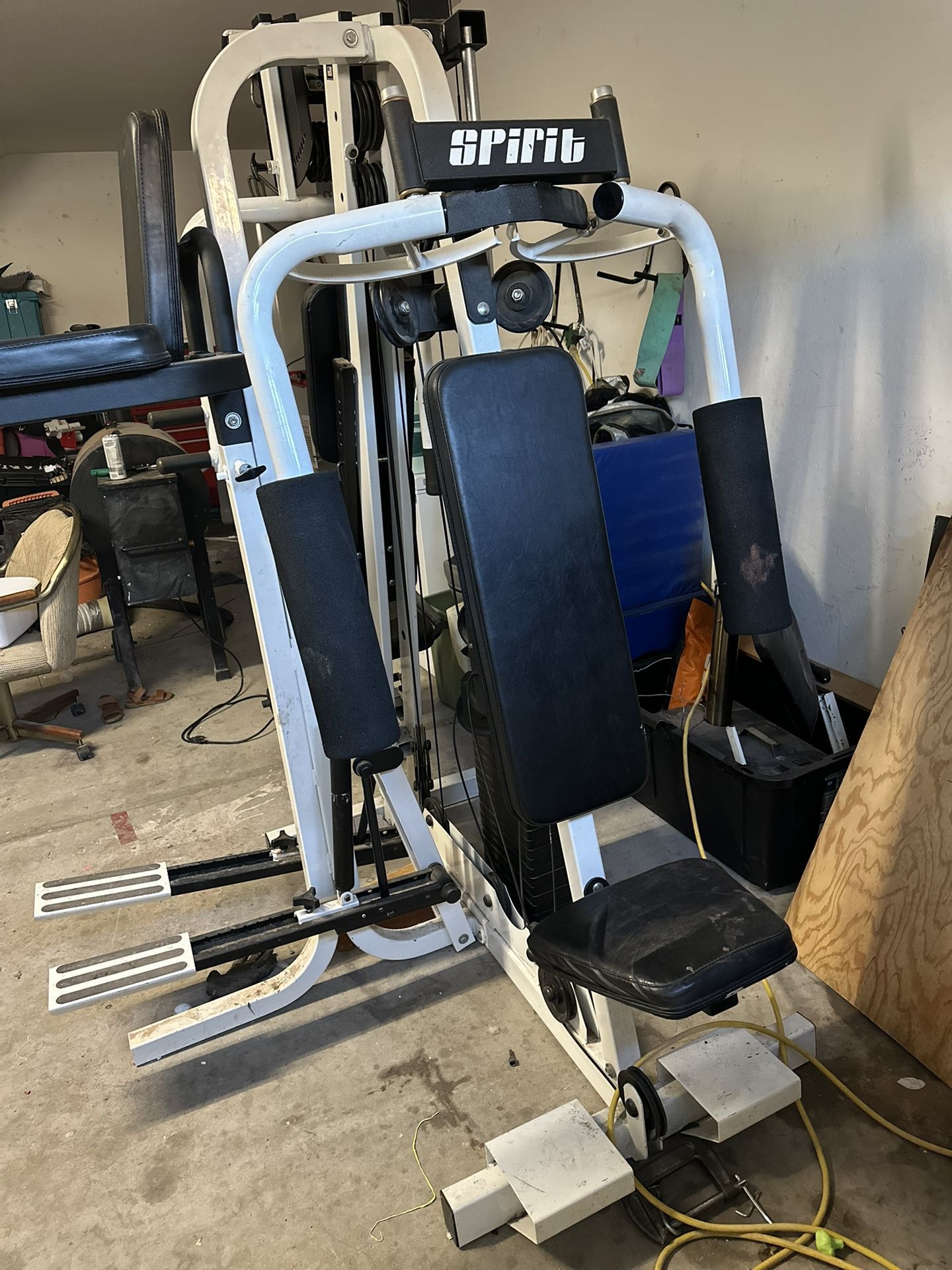 Weight Machine. Bike. Row Machine.