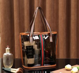 6 Piece Vintage Makeup Bag Set