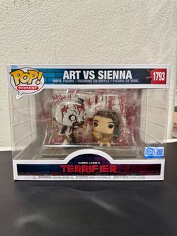 Terrifier - Art the Clown vs. Sienna funko pop brand new! Horror 7.5 inch tall box
