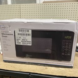 Mainstays 0.7 Cu ft Countertop Microwave Oven, 700 Watts, Black