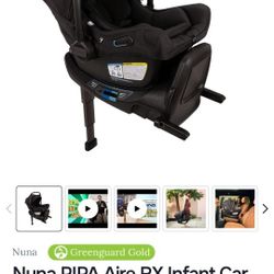 Pipa Nuna Rx Lite Carseat And Relax Base