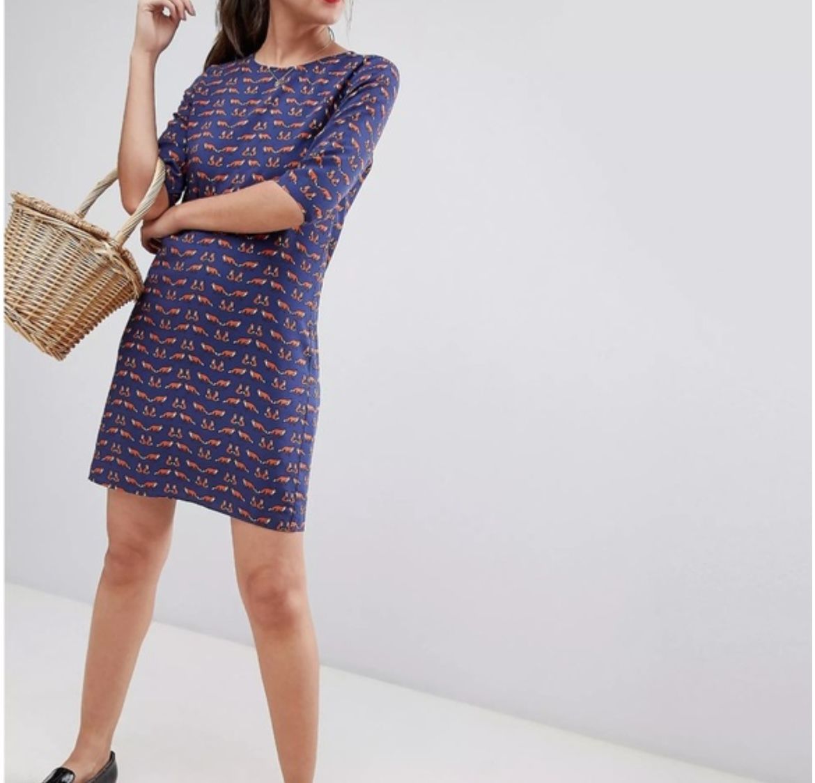 Sugarhill Fox Print Dress Size 6