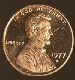 1977 S Proof USA Penny
