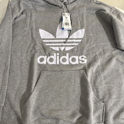 Adidas Plus Trfl Hoodie Womens Active Hoodies Size Xl, Color: Grey/White