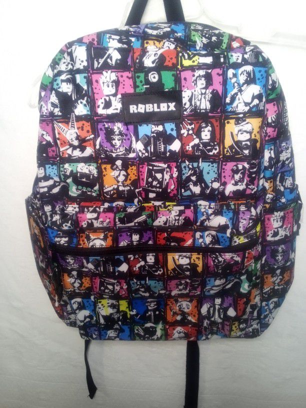 Roblox Unisex All Over Print Character Backpack Multi-Color

