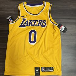 Nike Los Angeles LA Lakers Kyle Kuzma 0 NBA Swingman Jersey Men’s 48 Large NWT  100% authentic. Brand new with tags. MSRP $110  The product is a Nike 