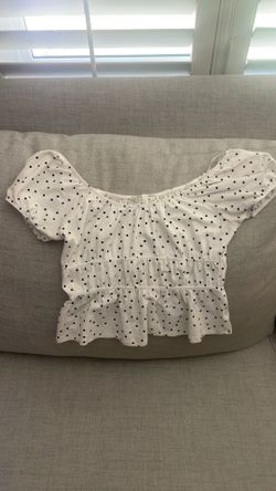 Polka dot top