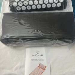 ProsourceFit Acupressure Mat and Pillow Set for Back/Neck Pain Relief and Muscle Relaxation