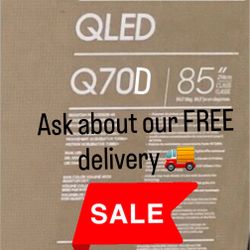 SAMSUNG 85-Inch Class QLED 4K Q70D Series , Gaming Hub, Smart Tv Alexa Built In 