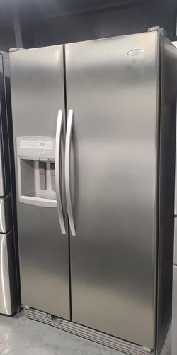 Whirlpool Side By Side Stainless Steel Refrigerator
