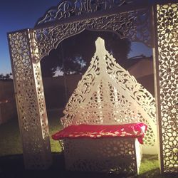 Moroccan Arabian Party rentals Wedding Chuppah, Choupa,Bridal Chairs, baroque Thrones Chairs, Sweetheart table, Royal Chairs, King and Queen Chairs