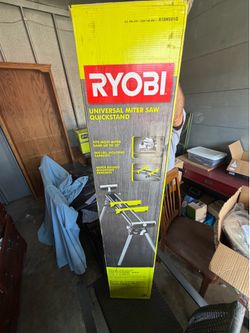 Brand New RYOBI ONE+ HP 10” Sliding Compound Miter Saw + Universal Quickstand