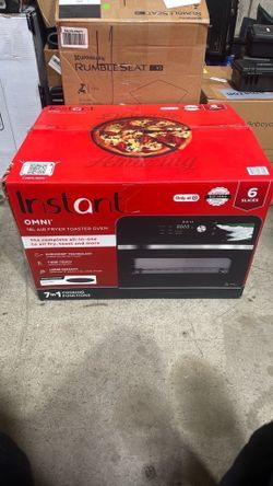 Instant Pot Omni 19QT/18L Toaster Oven Air Fryer, 7-in-1 Functions, Fits 12" Pizza, Crisps, Broils, Bakes, Roasts, Toasts, Warms, Convection, 100+ In-