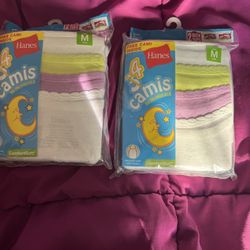 New Hanes Girls Camis/undershirts  Size Medium (7–8)