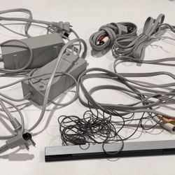 Genuine Nintendo Wii Composite AV to TV, Sensor Bar, AC Adapter Power Supply ORIGINAL