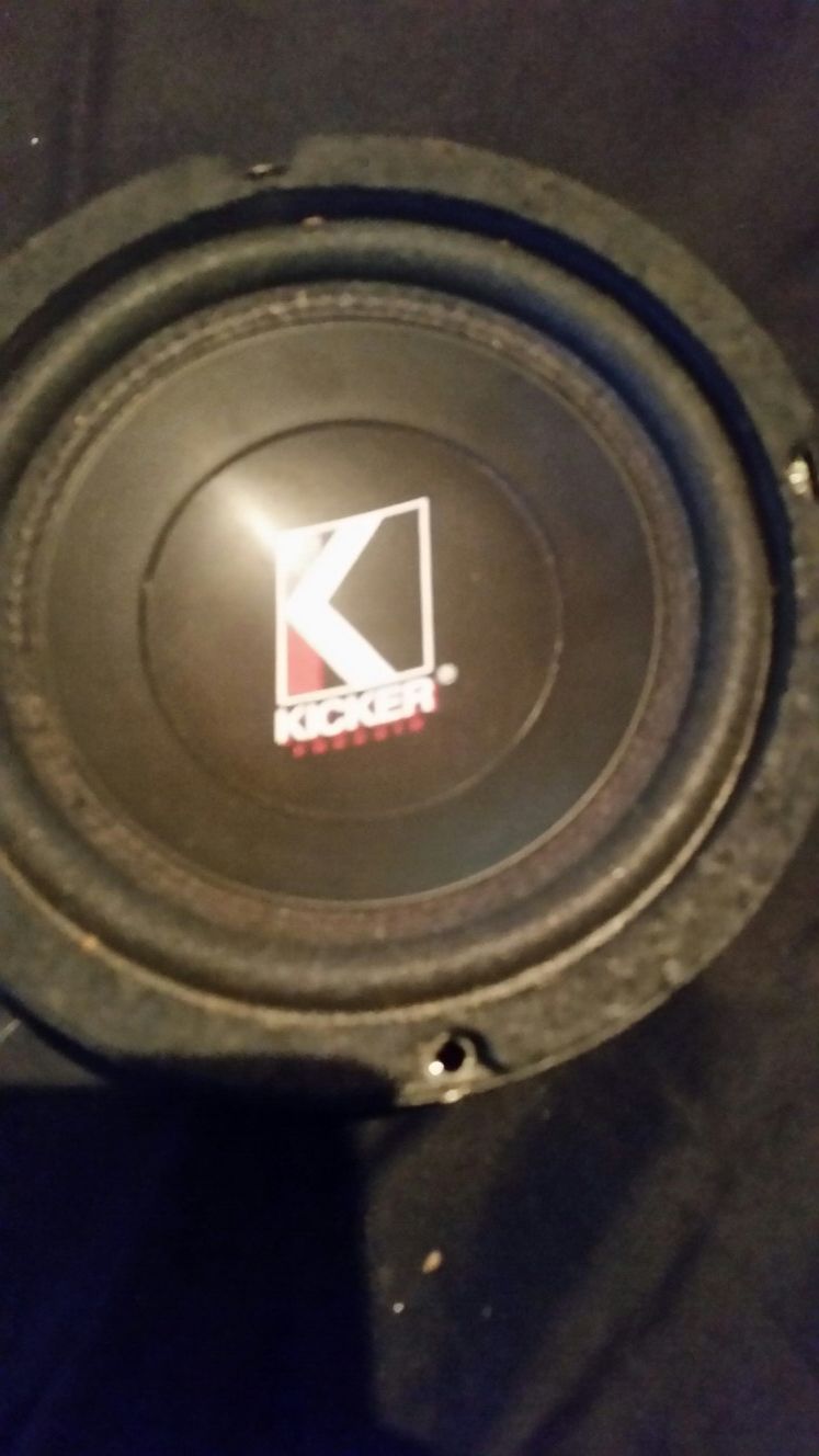Kicker free air 6.5" subwoofer