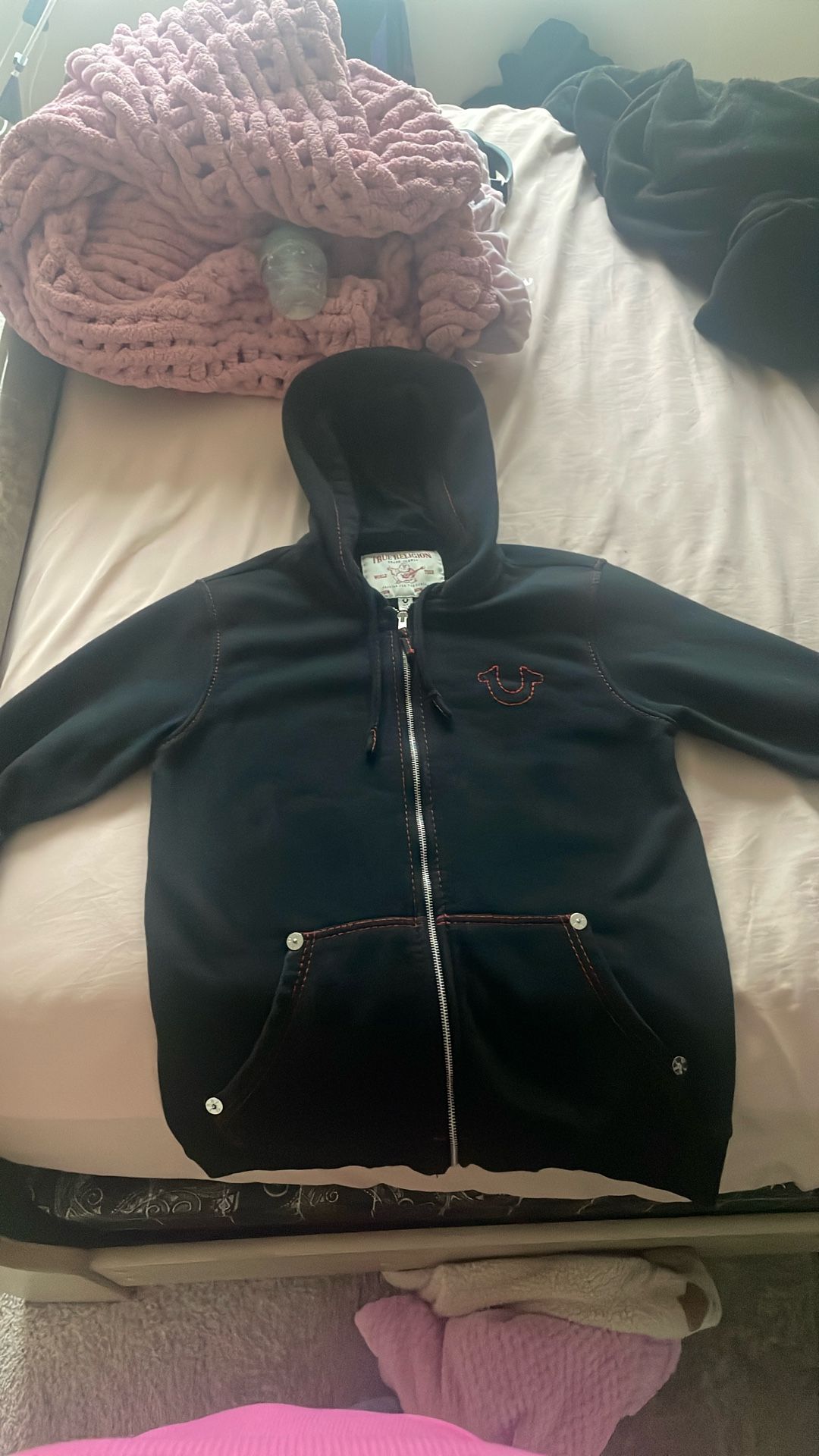 true religion zip hoodie
