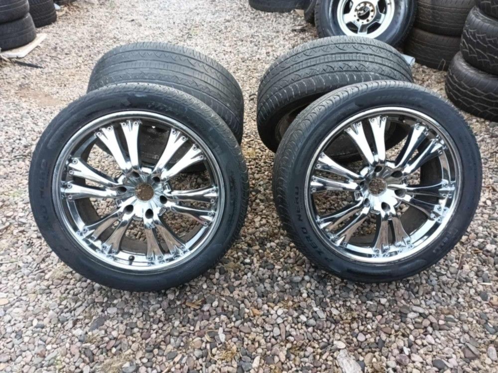 RIMS 275/40R20...6 LUGS FIT TOYOTA TACOMA NISSAN XTERRA NISSAN IZUSO RODEO HONDA PASPORT NISSAN FRONTIER