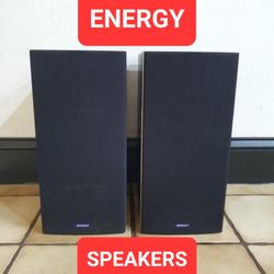 Vintage Energy Connoisseur C-1 Series Speakers (One is NOT WORKING)